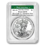 2021 (P) American Silver Eagle MS-70 PCGS (FDI, Philadelphia)