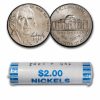 2021-P Jefferson Nickel 40-Coin Roll BU