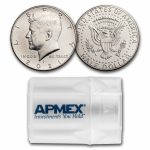 2021-P Kennedy Half Dollar 20-Coin Roll BU