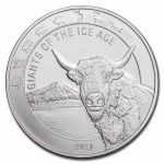 2021 Republic of Ghana 1 oz Silver Aurochs BU