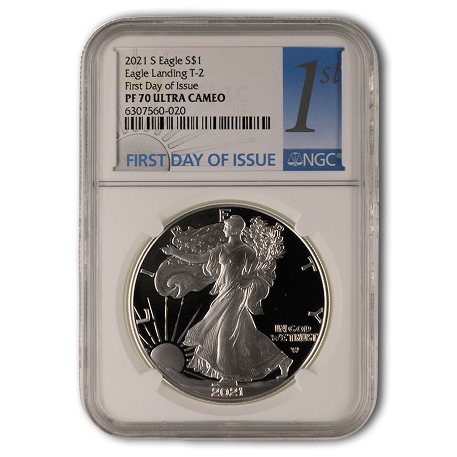 2021-S American Silver Eagle (Type 2) PF-70 NGC (FDI)