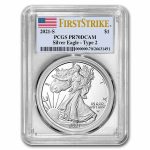 2021-S American Silver Eagle (Type 2) PR-70 PCGS (FS)