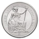 2021 Saint Helena 1.25 oz Silver Seated Britannia BU