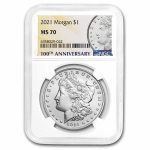 2021 Silver Morgan Dollar MS-70 NGC