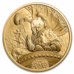 2021 South Korea 1 oz Gold 1 Clay Chiwoo Cheonwang BU