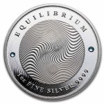 2021 Tokelau 1 oz Proof Silver $5 Equilibrium (w/ Box & COA)