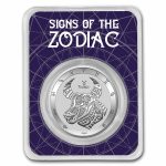 2021 Tokelau 1 oz Silver $5 Zodiac Series: Taurus BU (TEP)