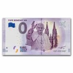 2021 Vatican City Pope Benedict XVI 0 Euro Souvenir Banknote Unc