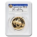 2021-W 1 oz HR American Liberty Gold PR-70 PCGS (FDI, Moy)