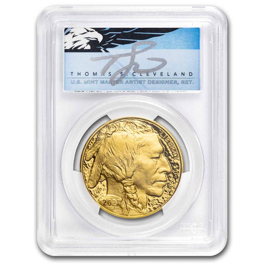 2021-W 1 oz Proof Gold Buffalo PR-70 PCGS