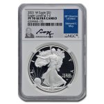 2021-W Proof American Silver Eagle (Type 2) PF-70 NGC (Moy)
