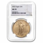 2022 1/10 oz American Gold Eagle MS-70 NGC