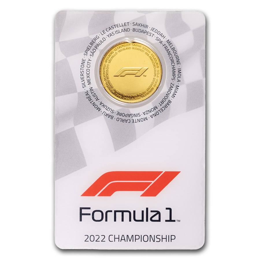 2022 1/4 oz $25 SI Gold Formula 1® Championship (In Assay)