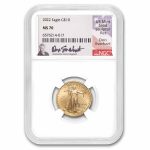 2022 1/4 oz American Gold Eagle MS-70 NGC (Everhart)