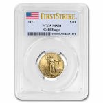 2022 1/4 oz American Gold Eagle MS-70 PCGS (FirstStrike®)