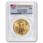 2022 1 oz American Gold Eagle MS-70 PCGS (FirstStrike®)