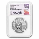 2022 1 oz American Platinum Eagle MS-70 NGC (Castle)