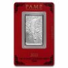 2022 1 oz Platinum Bar - PAMP Suisse (Year of the Tiger)