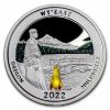2022 1 oz Silver NATB Oregon Mt. Hood National Forest (Colorized)