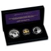2022 3-Coin Purple Heart Commem Proof Set (w/Box & COA)