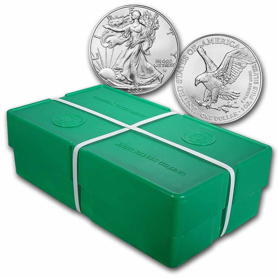 2022 500-Coin Silver Eagle Monster Box (Sealed)