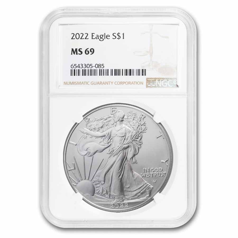 2022 American Silver Eagle MS-69 NGC