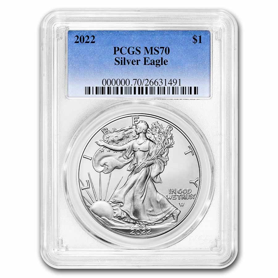 2022 American Silver Eagle MS-70 PCGS