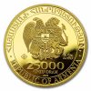 2022 Armenia 1/2 oz Gold 25,000 Dram Noah's Ark BU