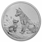 2022 AUS 10 oz Silver Dingo Next Generation BU (Piedfort)