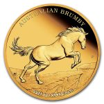 2022 Australia 1 oz Gold Australian Brumby Proof (w/Box & COA)