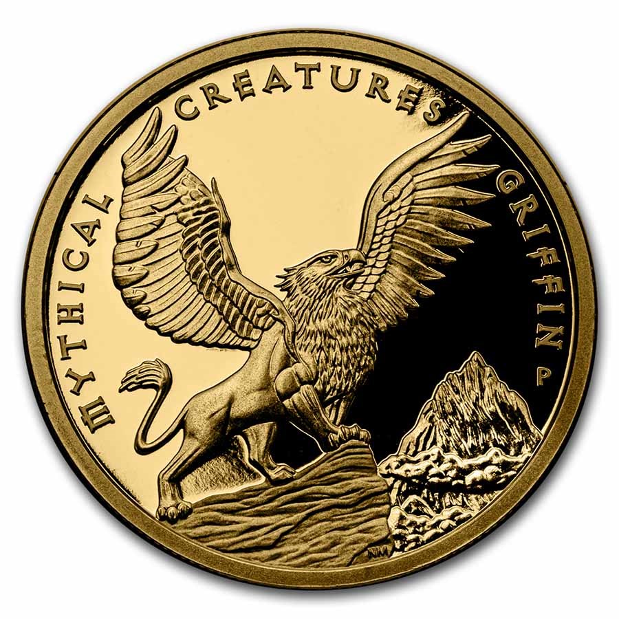 2022 Australia 1 oz Gold Griffin Proof (w/Box & COA)