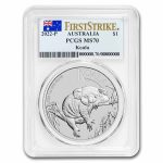 2022 Australia 1 oz Silver Koala MS-70 PCGS (FirstStrike®)