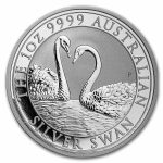 2022 Australia 1 oz Silver Swan BU
