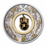 2022 Australia 2 oz Silver Christmas Jingle Bell Antiqued