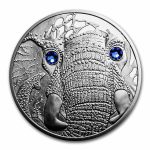 2022 Austria Ag €20 Eyes of the World Serenity of the Elephant