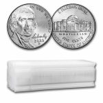 2022-D Jefferson Nickel 40-Coin Roll BU
