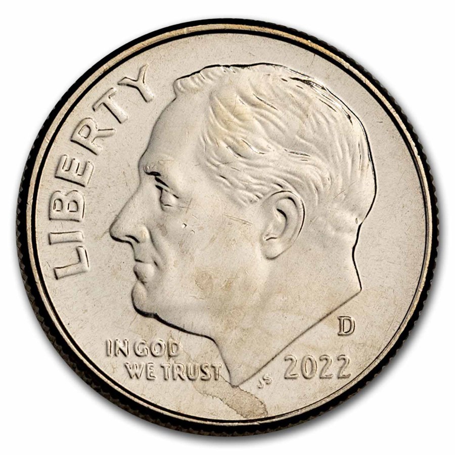 2022-D Roosevelt Dime BU