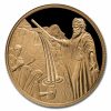 2022 Israel Proof Gold 10 NIS Moses and The Rock