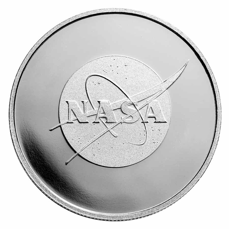 2022 Mesa Grande 1 oz Silver $10 NASA Meatball Logo BU