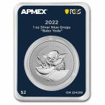 2022 Niue 1 oz Ag $2 Grogu "Baby Yoda" (MD® Premier + PCGS FS)