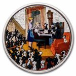 2022 Niue 1 oz Silver $2 101 Dalmatians Series: Plantation