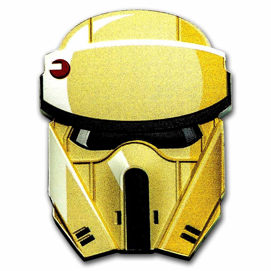 2022 Niue 1 oz Silver $2 Star Wars Faces: Scarif Stormtrooper