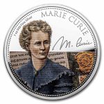 2022 Niue 1 oz Silver $2 Women in History: Marie Curie