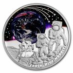 2022 Niue 1 oz Silver Proof Earth Blue Marble