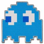 2022 Niue Colorized 1 oz Ag $2 PAC-MAN™ GHOST "INKY" (Coin Only)