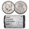 2022-P Kennedy Half Dollar 20-Coin Roll BU (Mint Wrapped)