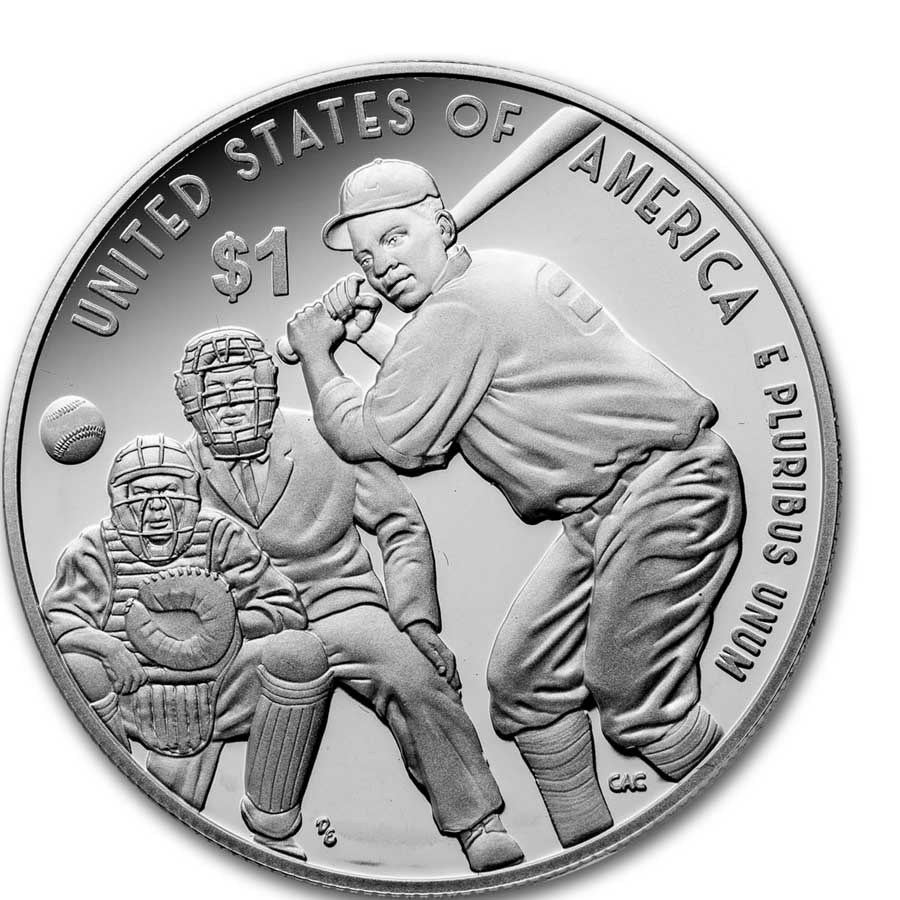2022-P Negro Leagues Baseball Commem Silver Proof (w/ Privy, OGP)