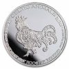 2022 Republic of Chad 1 oz Silver Celtic Animals: Rooster BU