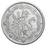 2022 Samoa 1 oz Silver 2 Tala Sea Dragon BU