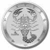 2022 Tokelau 1 oz Silver $5 Zodiac Series: Scorpio BU